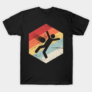 Retro Funny Dodgeball Icon T-Shirt